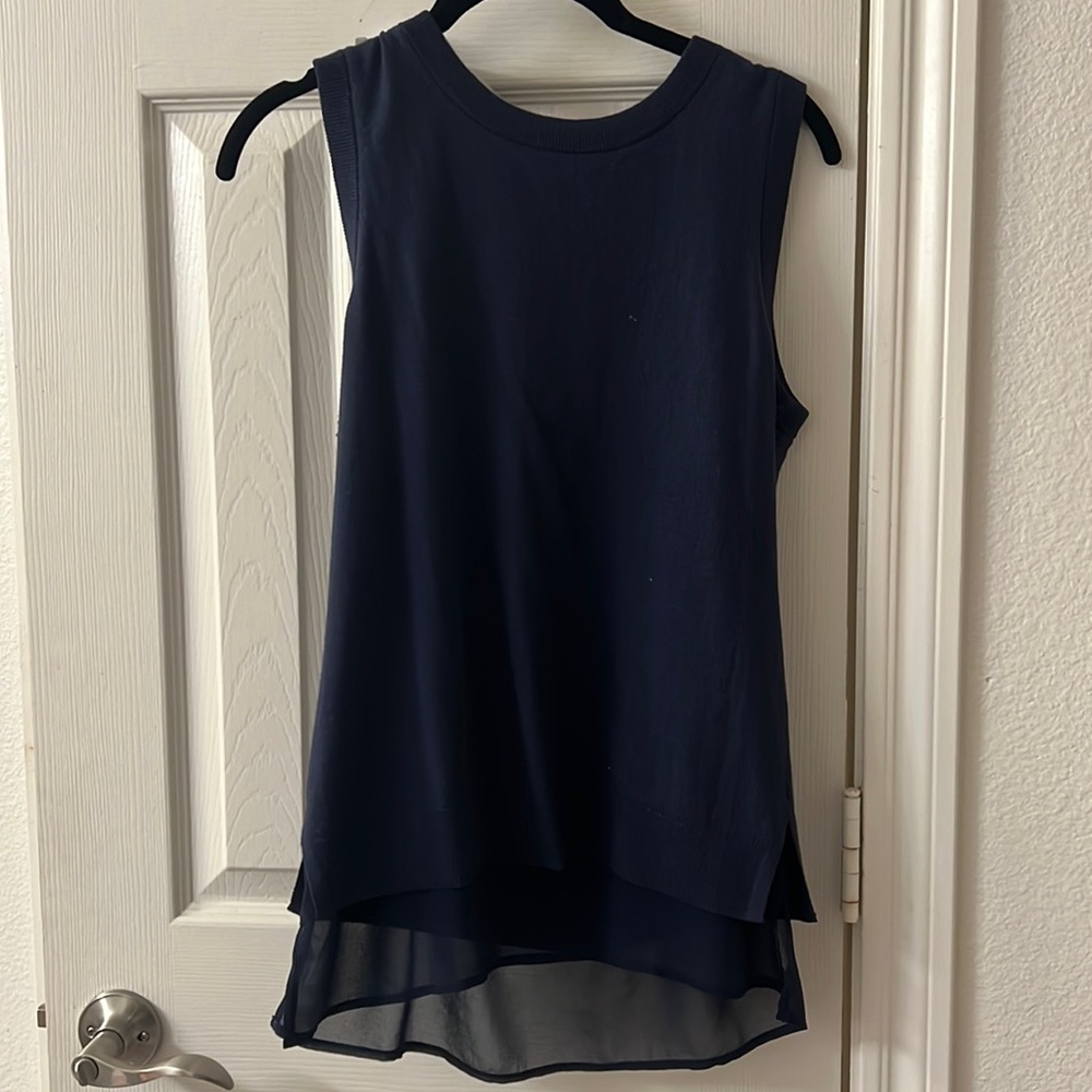 Banana republic Navy blue sleeves sweater